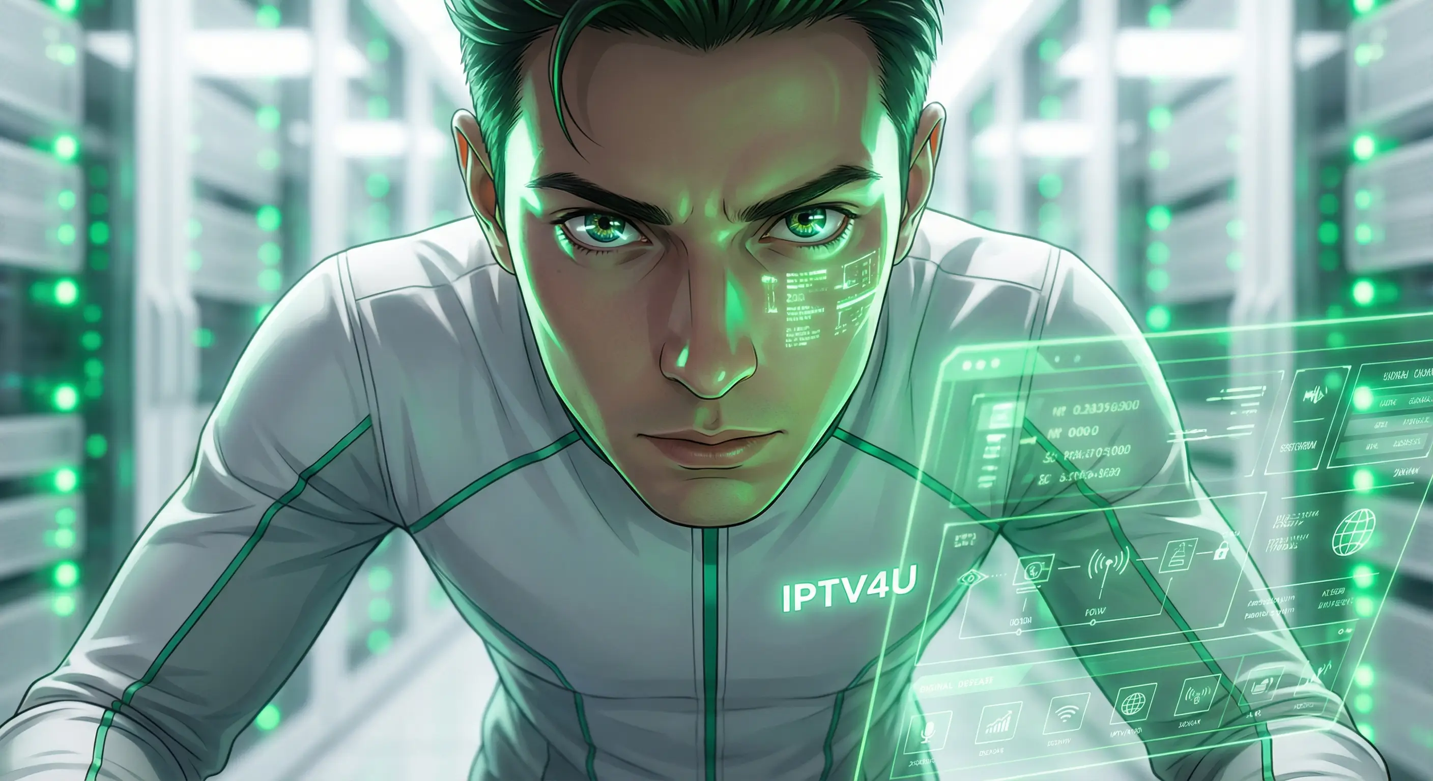 Interface IPTV4U sur Smart TV